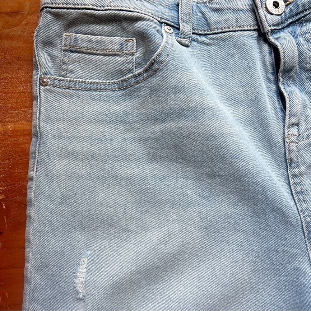 NWT Style & Company Jean Shorts Woman's Size 10 Blue High Rise Slimming - Picture 5 of 7